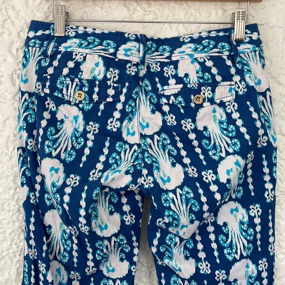Lilly Pulitzer Cocoanut Walk Crop Pants Size 2 - Picture 6 of 10